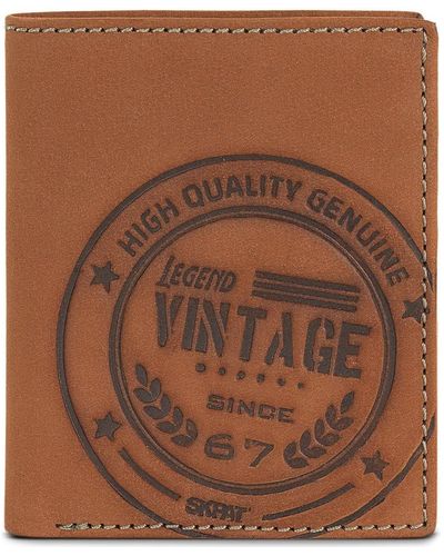 Skpat Portefeuille Vintage - Marron