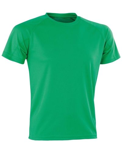 Spiro T-shirt Aircool - Vert