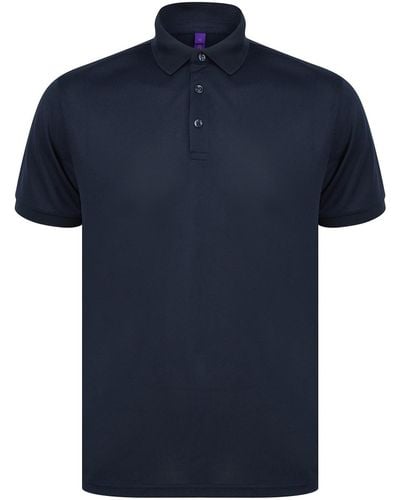 Henbury T-shirt HB465 - Bleu