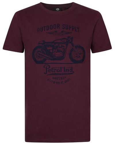 Petrol Industries T-shirt M-3030-TSR262 - Violet