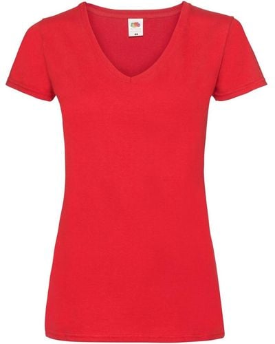 Fruit Of The Loom T-shirt SS702 - Rouge