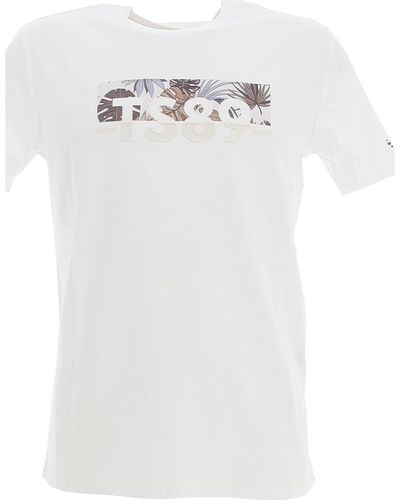 Teddy Smith T-shirt T-ezio 2 mc - Blanc