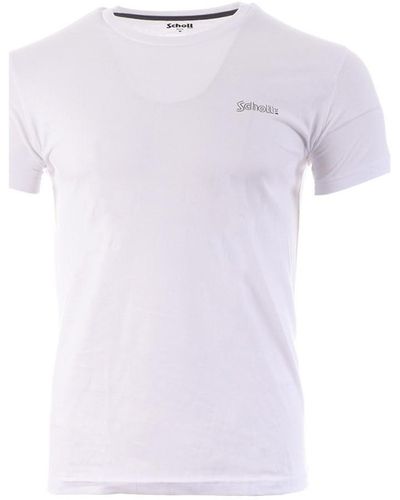 Schott Nyc T-shirt SC-JEFFONECK - Violet