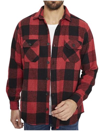 Paname Brothers Chemise PB-CHEM-102 - Rouge