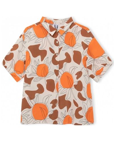 WILD PONY Blouses Shirt 41213 - Conversational1 - Orange