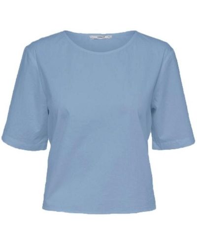 ONLY Blouses Ray Top - Cashmere Blue - Bleu
