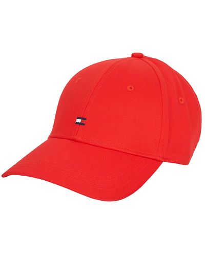 Tommy Hilfiger Casquette ESSENTIAL FLAG - Rouge