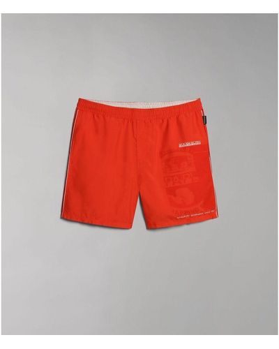 Napapijri Maillots de bain V-GALAPAGOS NP0A4GZB-R051 RED CGERRY - Rouge