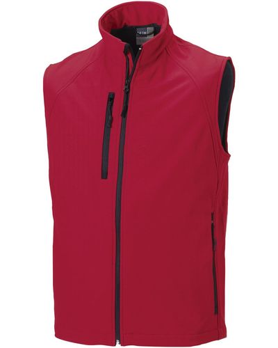 Russell Blouson Soft Shell - Rouge