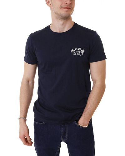 40weft T-shirt T-shirt Perrys imprim bleu nuit