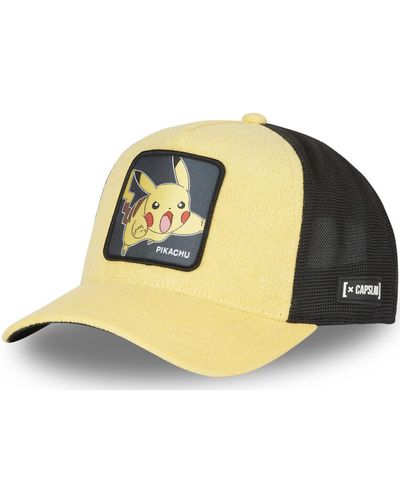 Capslab Casquette Casquette trucker Pokémon Pikachu - Jaune