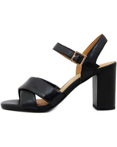 Caprice Sandales Chaussures, Sandales, Cuir, Boucle réglable-28302NE - Noir