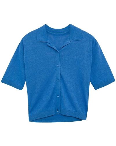 Ecoalf Blouses Juniperalf Shirt - French Blue - Bleu