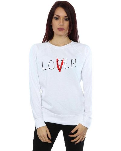 It Sweat-shirt Loser Lover - Blanc