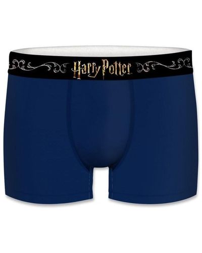 Harry Potter Boxers Boxer Coton ASS1 Bleu Noir