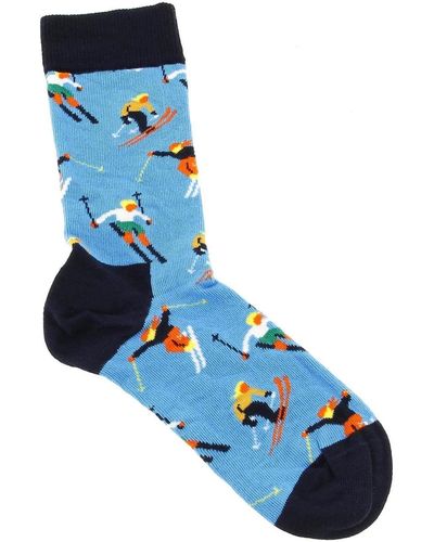Happy Socks Chaussettes Skiing sock - Bleu