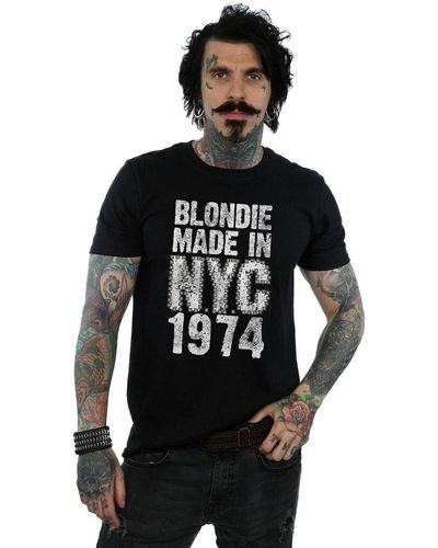 BLONDIE T-shirt Punk NYC - Noir