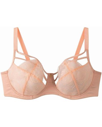 Pommpoire Emboitants Soutien-gorge à armatures grand maintien poudre Diabolique - Rose