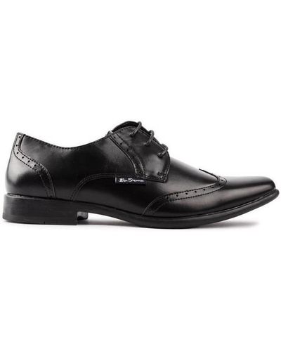 Ben Sherman Derbies Durham Brogue Chaussures À Lacets - Noir