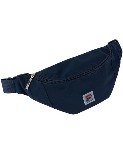 Fila Sac de sport Bibione Coated Canvas Mini Waist Bag - Bleu