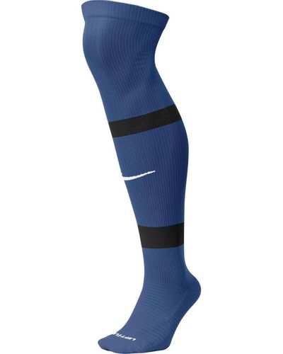 Nike Chaussettes de sports MatchFit Knee High - Bleu
