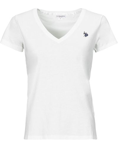 U.S. POLO ASSN. T-shirt BELL - Blanc
