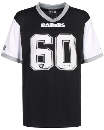 KTZ T-shirt NFL Tri-colour Oakland Raiders - Noir