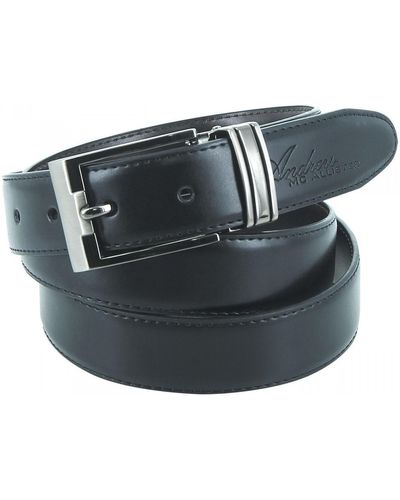 Andrew Mc Allister Ceinture ceinture cuir smart noir