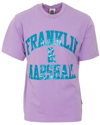 Franklin & Marshall T-shirt T-shirt à manches courtes - Violet
