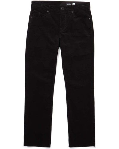 Volcom Pantalon Pantalón Pana Solver 5 Pocket Corduroy - Black - Noir