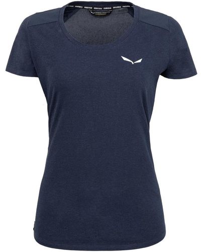 Salewa T-shirt Alpine Hemp W T-shirt 28025-6200 - Bleu