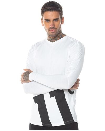 11 Degrees T-shirt -ODIN 11D020 - Blanc