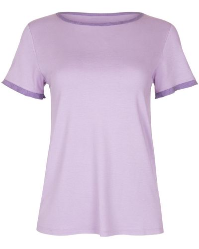 Lisca Pyjamas / Chemises de nuit Haut pyjama t-shirt manches courtes Laura - Violet