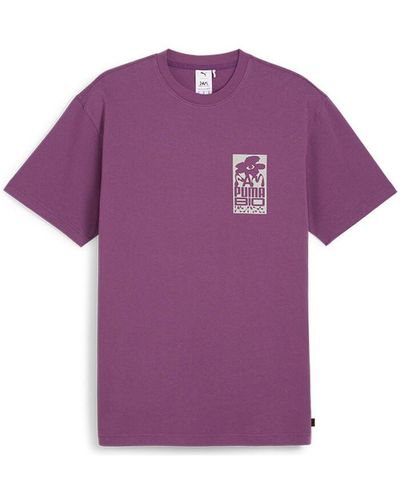 PUMA T-shirt X P.A.M Graphic Tee / Violet