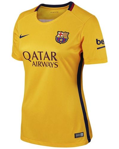 Nike T-shirt FC Barcelona Lady Away Replica 2015/ - Jaune