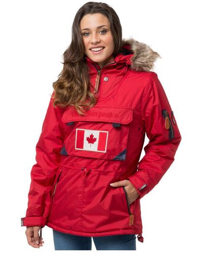 Vestes Rouge Canadian Peak pour femme Lyst