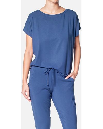 Huit T-shirt Jeanne - Tee Shirt - Bleu