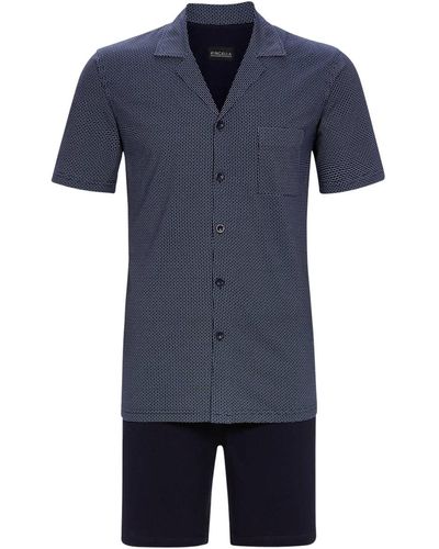Ringella Pyjamas / Chemises de nuit Pyjama court coton - Bleu