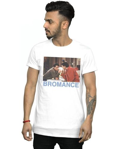 Friends T-shirt Joey And Ross Bromance - Blanc