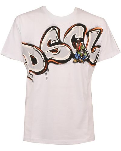 DISCLAIMER T-shirt 24eds54295-bianco - Rose