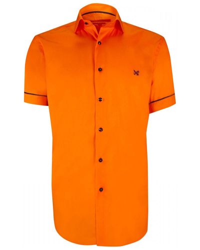 Andrew Mc Allister Chemise chemisette mode cintree island orange