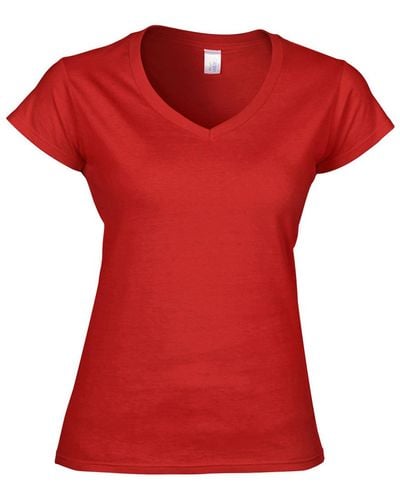 Gildan T-shirt Soft Style - Rouge