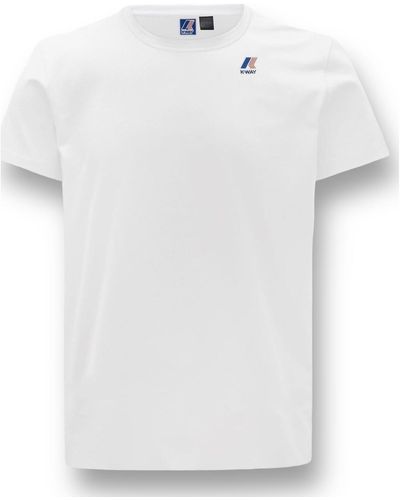 K-Way T-shirt K007JEO 001 - Blanc