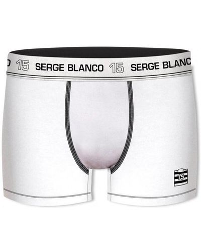 Serge Blanco Boxers Boxer Coton CLAASS1 Blanc