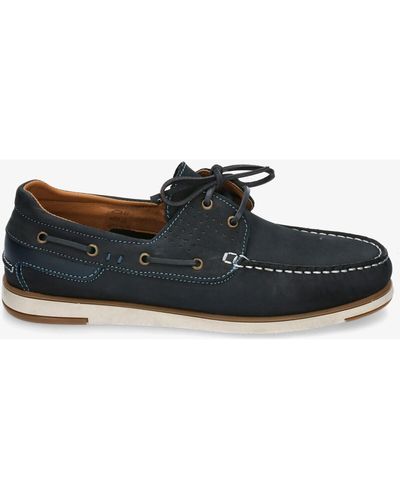 Pabloochoa.shoes Chaussures bateau 6824 - Bleu