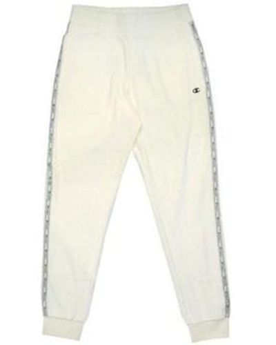 Champion Pantalon Rib Cuff - Blanc