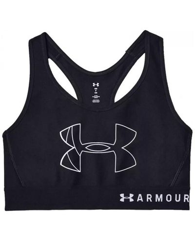 Under Armour Brassières de sport Tee-shirt ARMOUR MID BIG LOGO - Noir