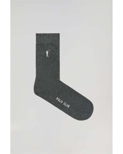 POLO CLUB Chaussettes PACK - 3 RIGBY GO SOCKS DARK GRAY - Gris