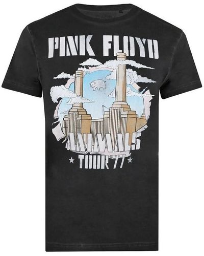 Pink Floyd T-shirt Animals Tour 77 - Noir