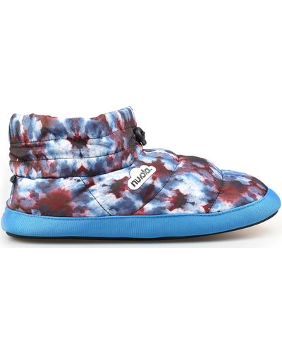 Nuvola Chaussons Boot Home Printed 21 Nebbia - Bleu